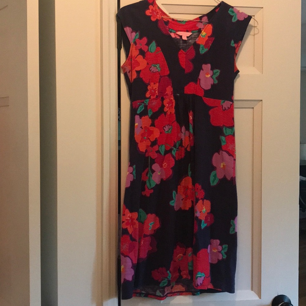 Lilly Pulitzer Floral Dress Sz Small